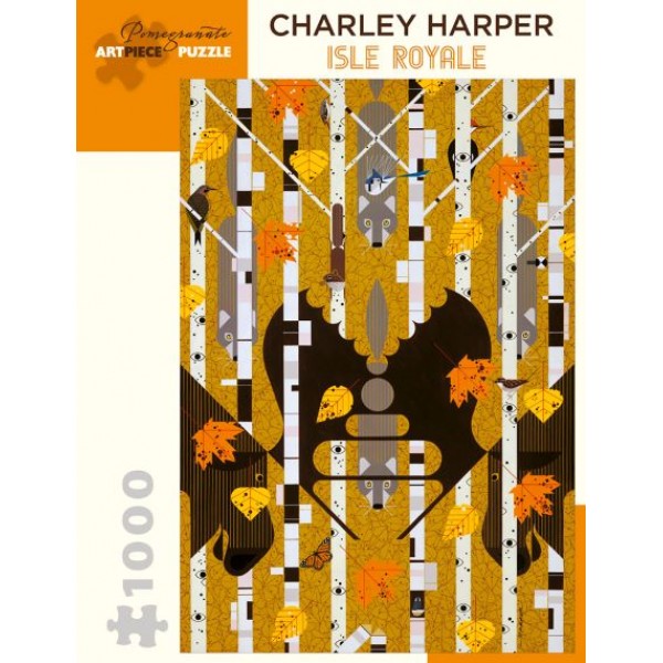 Park Narodowy Isle Royale, Michigan, Charley Harper (1000el.) - Sklep Art Puzzle